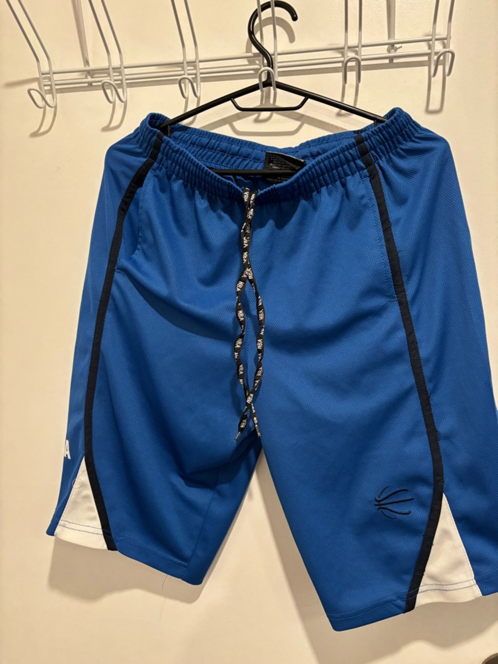 NBA Blue and Black Men's Basketball Shorts